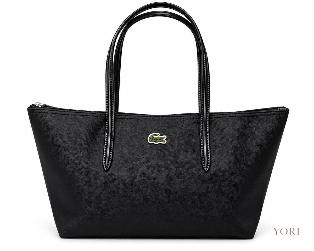 Lacoste Classic Zip-Top Tote Bag