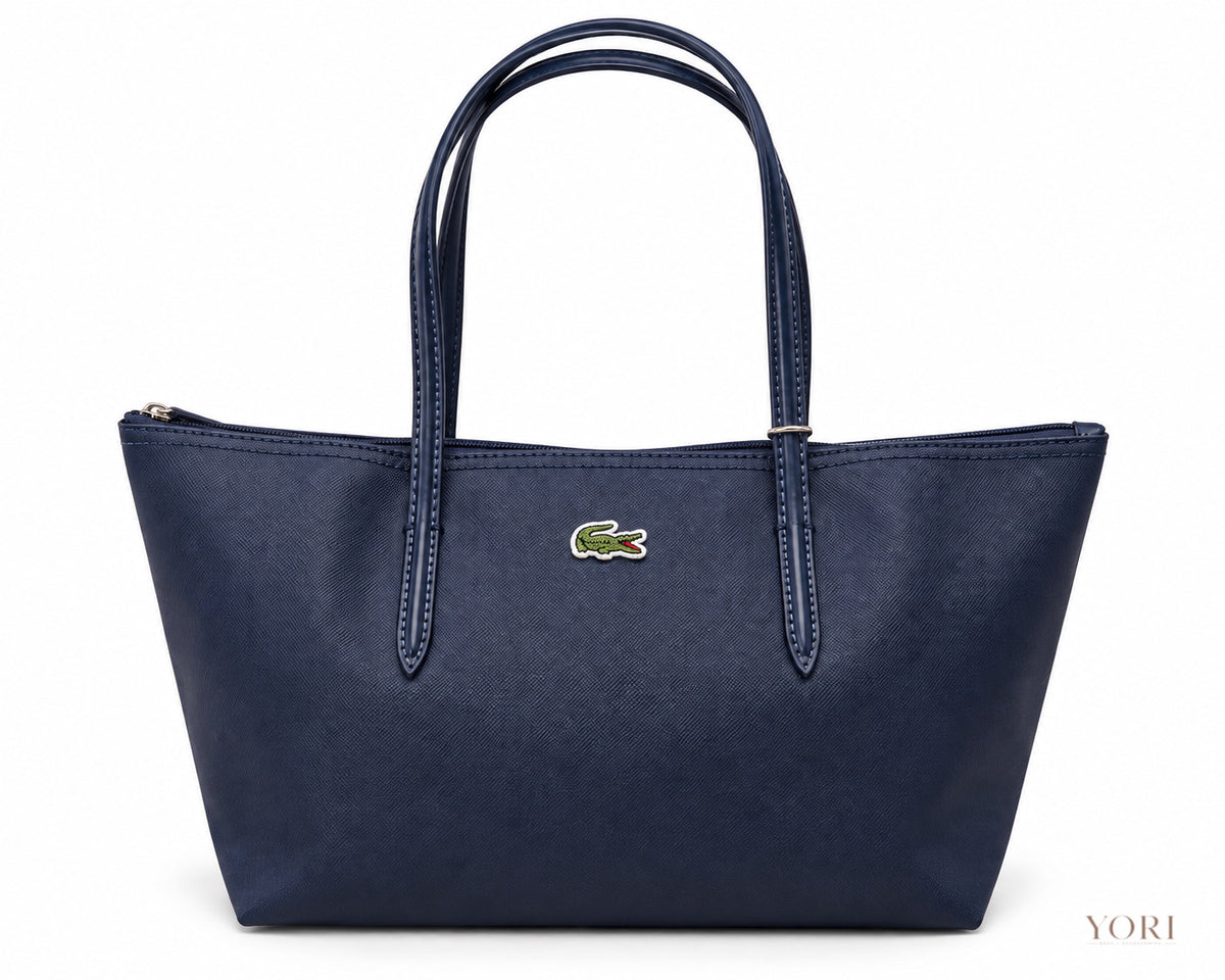 Lacoste Classic Zip-Top Tote Bag