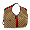 GG Canvas Web Stripe Shoulder Bag